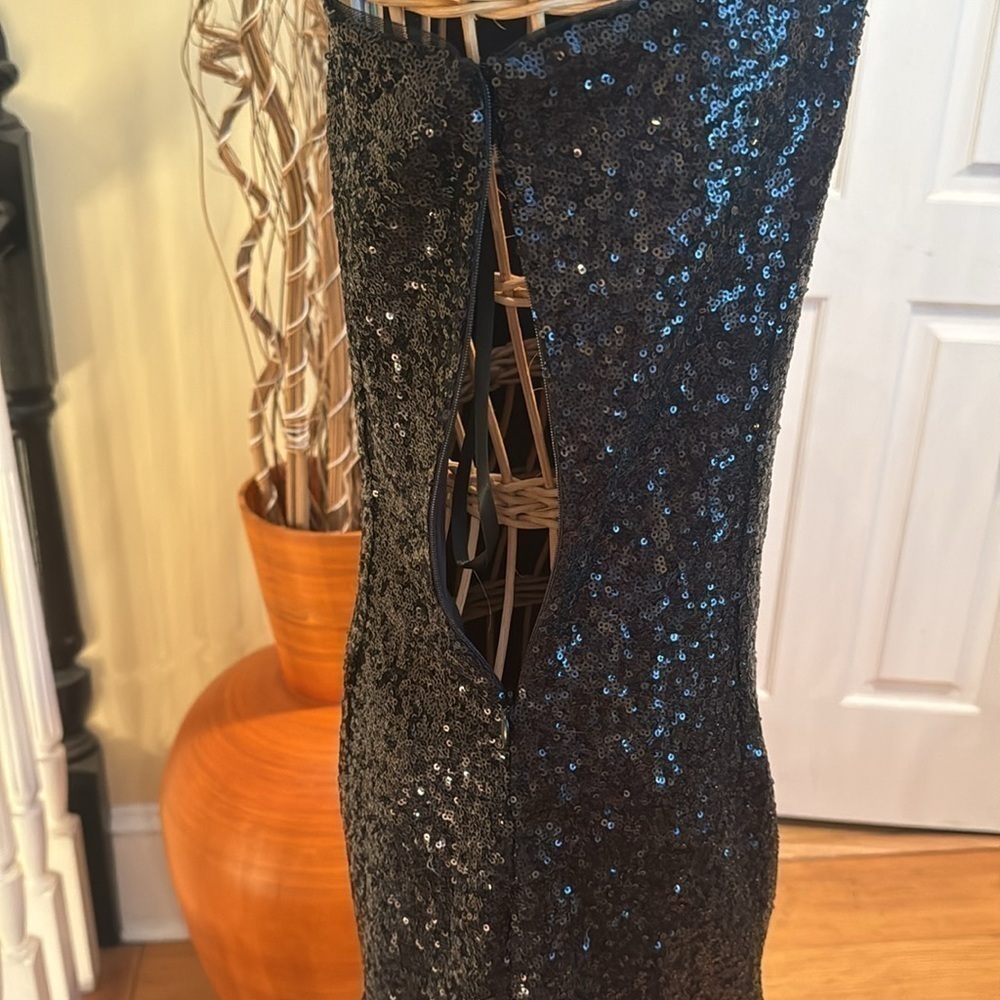 LINI NWT black sequins cocktail dress - Picture 8 of 14